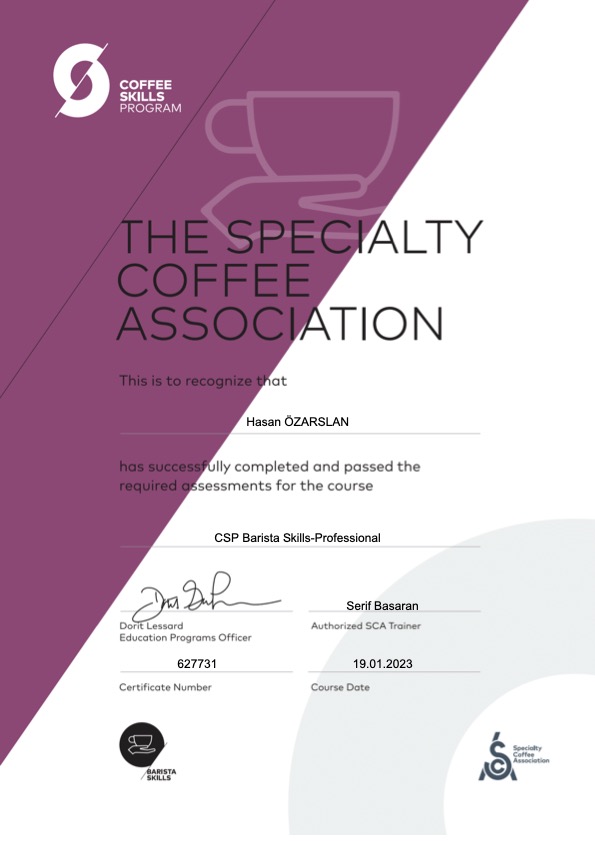 Barista Skills Professional